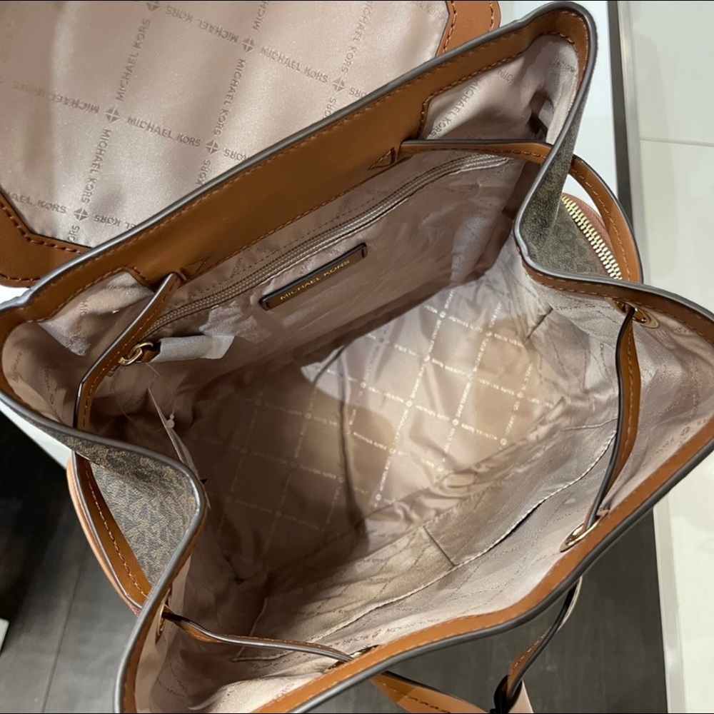 Michael Kors Large Chain Backpack - Picture 10 of 11